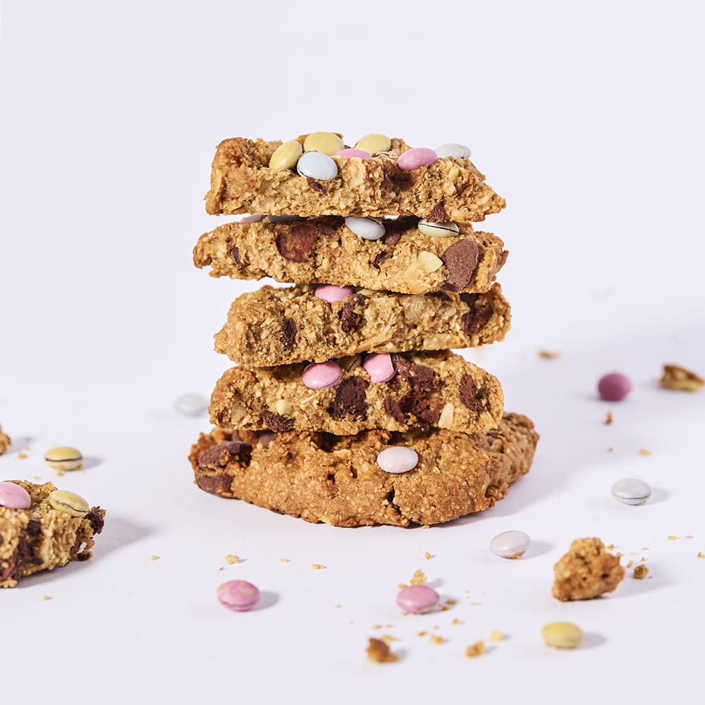 Kookie Cat Cookie Bio Cookie Lil Monster mit Schokolinsen