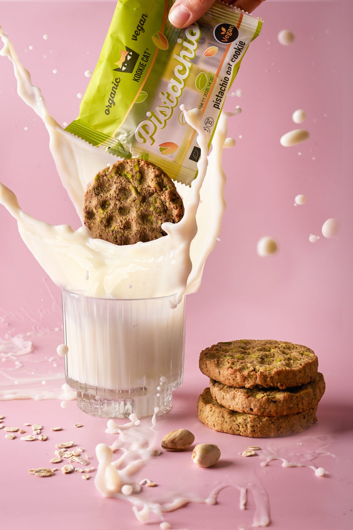 Kookie Cat Cookie Bio Cookie Pistazien