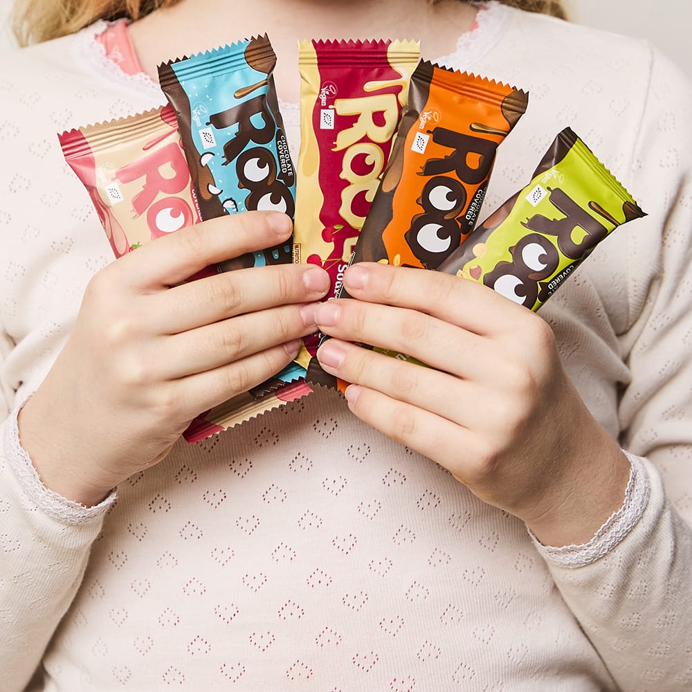 Roobar Schoko-Riegel Probierpaket Probierpaket Schokoriegel Roobar  (15 Riegel)