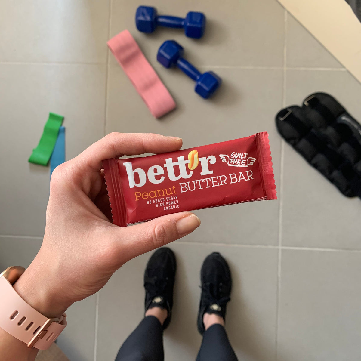 Bett'r Nussmus Riegel Bio Erdnussmus-Riegel